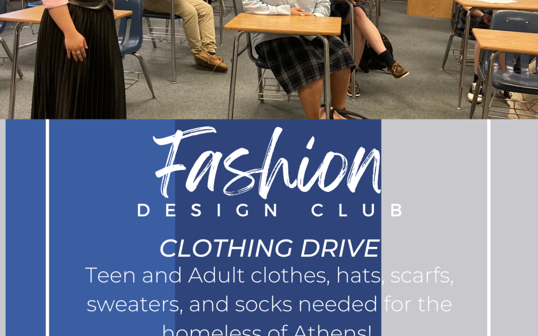 Fashion Design Club Clothing Drive